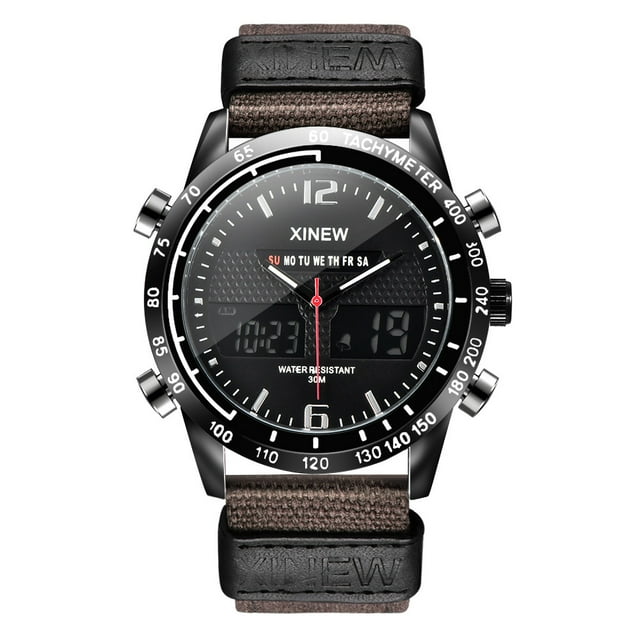 Reloj de cuarzo para hombre, relojes para hombre, reloj deportivo de moda para hombre, reloj de cuarzo digital LED, relojes casuales para hombre