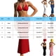 thumbnail image 3 of Trajes de baño Amzcrzy Tankini para mujer, trajes de baño, traje de baño diario para mujer, traje de baño conservador de cuerpo unido, conjunto de playa de tres piezas blanco, M, 3 of 9
