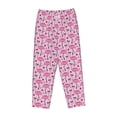 thumbnail image 6 of Uemuo Cute Watermelon Flamingo Pattern Women's Wide Leg Palazzo Lounge Pants with Pockets Light Weight Loose Comfy Casual Pajama Pants-X-Large, 6 of 9