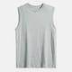 thumbnail image 1 of pstuiky Camiseta sin mangas para hombre, Camiseta sin mangas de cuello redondo, manga corta, lisa y cómoda para hombre Camisas de hombre m, 1 of 4