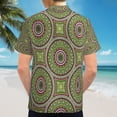 thumbnail image 6 of High Quality Hawaiian Shirts for Men Short Sleeve Aloha Beach Shirt Floral Summer Casual Button Down Shirts Blouses, 6 of 7