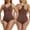 c01Brown, variant on JGGSPWM Bodysuit for Women Tummy Control Shapewear Seamless Tight Strapless Suspender Body Clothes Body Shaping Open Jumpsuit Beige XXL