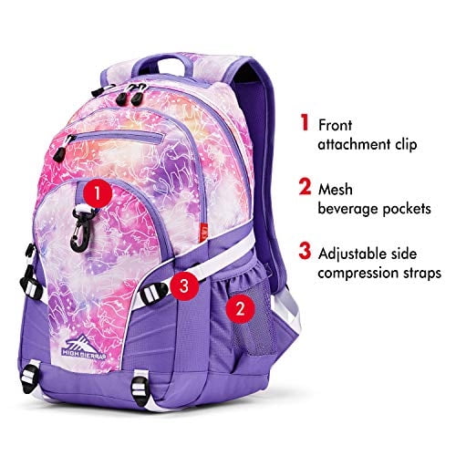 Mochila High Sierra Loop-Mochila, Escolar, de Viaje o de Trabajo con m