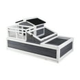 thumbnail image 4 of Tortoise Habitat Wooden Tortoise House Indoor/Outdoor 3-Room 44x25.6x24in, 4 of 8