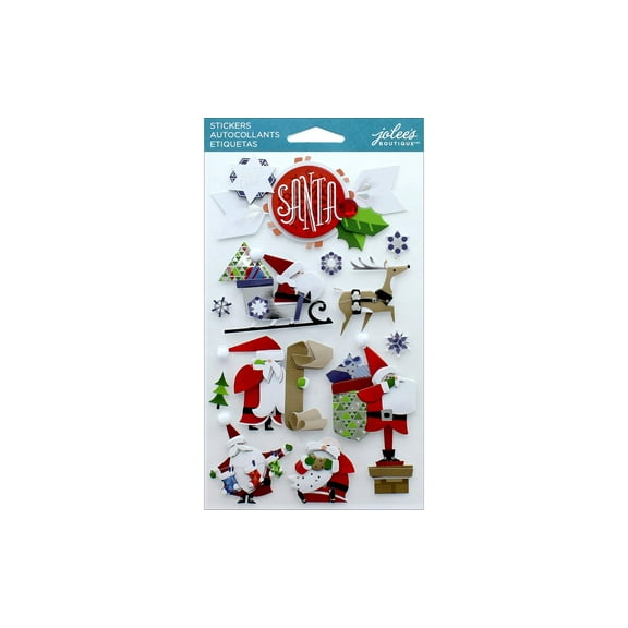Jolee's Boutique Themed Embellishment-Santa