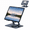 Blue, variant on Icreopro Adjustable Tablet Stand, Aluminum Desk Holder with 360 Degree Swivel Base for Tablets, Silver