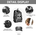 thumbnail image 4 of JIALIOU 14" Laptop Backpack Waterproof Airline Approved Stylish Casual Daypack for Travel Business College Work, Skull Pixel Art, 4 of 8