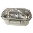 thumbnail image 2 of Stainless Steel Lunch Box, Korean Style - 2 Compartments, Durable Metal Food Container with Tableware for Kids and Adults, 2 of 7