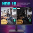 thumbnail image 4 of Viewedge Monitor de juegos curvo de 27 pulgadas 180 Hz, pantalla FHD 1080P VA 1800R Monitor de computadora de 27 pulgadas, 1 ms con FreeSync, desenfoque de movimiento bajo, monitor DP HDMI, parlantes, 4 of 5