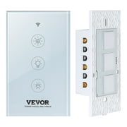 SKYSHALO Smart Light Dimmer Switch Wi-Fi 2.4GHz LED Dimmable Switch Remote Control
