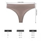thumbnail image 4 of Guardurnaity Ropa interior de algodón para mujer Transpirable Absorbe la humedad Elástico Color sólido Chica S Ropa interior chocolate L Guardurnaity AP000390-13, 4 of 6