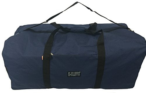 Heavy Duty Cargo Duffel Gear Bag Equipment Bags Square Sport Duffel Travel Bags 21 Inch Navy