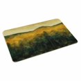 thumbnail image 4 of Green Yellow Forest Door Mat Indoor Outdoor, Oil Painting Landscape Non Slip Welcome Mat with Rubber Backing, Absorbent Fabric Front Door Mats Entryway Rug for Home Patio Entrance 24"x36", 4 of 9