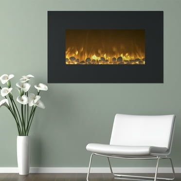 Northwest 36" Electric Fireplace Color Changing Wall Mount Floor Stand