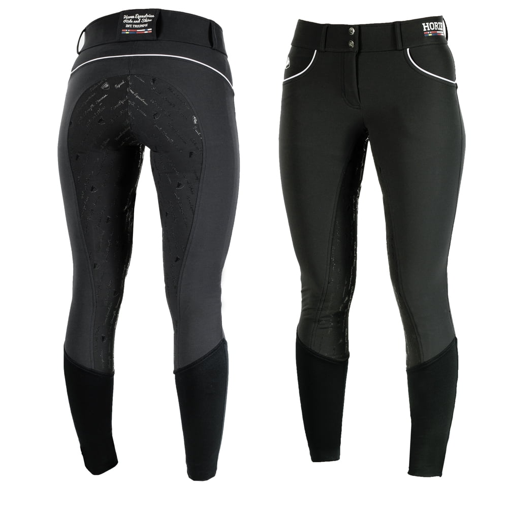 HORZE Nordic Performance Sporty Silicone Grip Full Seat Equestrian Horseback Riding Pants Breeches HORZE Nordic Performance Sporty Silicone Grip Full Seat Equestrian Horseback Riding Pants Breeches