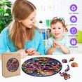 thumbnail image 4 of Puzzle Ruikiyart, 200 unidades, 28 cm, rompecabezas de madera con forma de pulpo, 4 of 7