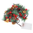 thumbnail image 3 of 2m 20LED Christmas Pine Cones String Lights for Xmas Wreath Tree Garland Decoration, 3 of 9