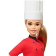 thumbnail image 3 of Barbie Careers Chef Doll, Petite with Blonde Hair & Frying Pan, 3 of 6