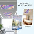 thumbnail image 6 of 3 Pack Colorful Gradual Fluorescent Light Covers for Ceiling Lights Watercolor Abstract Modern Magnetic Ceiling Light Covers Overhead Light Filters for Office Classroom Home, 6 of 9