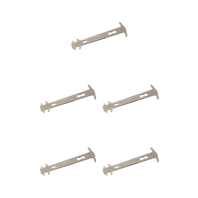 Eigraketly Comprobador de cadena de bicicleta Indicador de abrasión de desgaste Calibre Cadena de ciclismo Herramienta de reparación de bicicletas Acero Type2 NO2 Eigraketly CBP135777