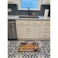 thumbnail image 3 of Witch Costume and Broom on Stripes Halloween Machine Washable Memory Foam Mat, 3 of 4