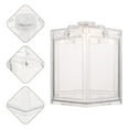 thumbnail image 3 of Shisuyan Office Desk Aquarium Acrylic Transparent 1Pcs 4.7X4.3X4.3in, 3 of 8
