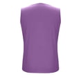 thumbnail image 6 of Levmjia Women's Tank Tops Fashion Sleeveless Vest Casual Hollow Out Shirt Polyester Loose Fit Tops Solid Color Leisure Blouse Daily Wear Spring Summer, 6 of 6