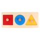thumbnail image 1 of FELTECHELECTR Juguete de matemáticas Montessori para niños en edad preescolar, juguete de matemáticas de madera con formas geométricas insertables., 1 of 3