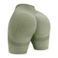 thumbnail image 5 of Women's Seamless High Waisted Biker Shorts Sculpting Compression Workout Shorts, 5 of 8