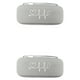 thumbnail image 4 of Estuche Bewildely de estetoscopio de tela Oxford Bolsa de almacenamiento gris claro 2Conjunto, 4 of 6
