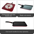 thumbnail image 2 of Mirro A79613 Get A Grip Aluminum Nonstick Griddle Cookware 11-Inch Red, 2 of 4