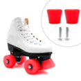thumbnail image 1 of Langgg 2x Patins en Ligne Freins à Roulettes Bloc Antidérapant Butée de Sécurité Rouge, 1 of 9