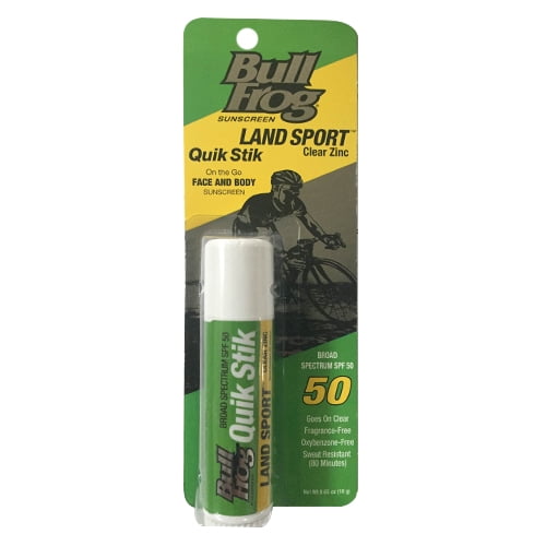 Bullfrog Land Sport Quik Stik SPF 50 Sunscreen Stick, 6 Pack