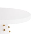 thumbnail image 4 of Maklaine Modern / Contemporary Lacquer Dinette Table in White, 4 of 6