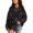 Black, variant on Grblisyd Halloween Hoodies for Girls Casual Long Sleeve Pullover Hoodie Fashion Skeleton Floral Print Sweatshirt with Kangaroo Pocket