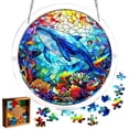 thumbnail image 1 of Outdor Acrylic Puzzles Window Hanging 7.4 Inch Acrylic Puzzles Garden For Mom Birthday Home, 1 of 5