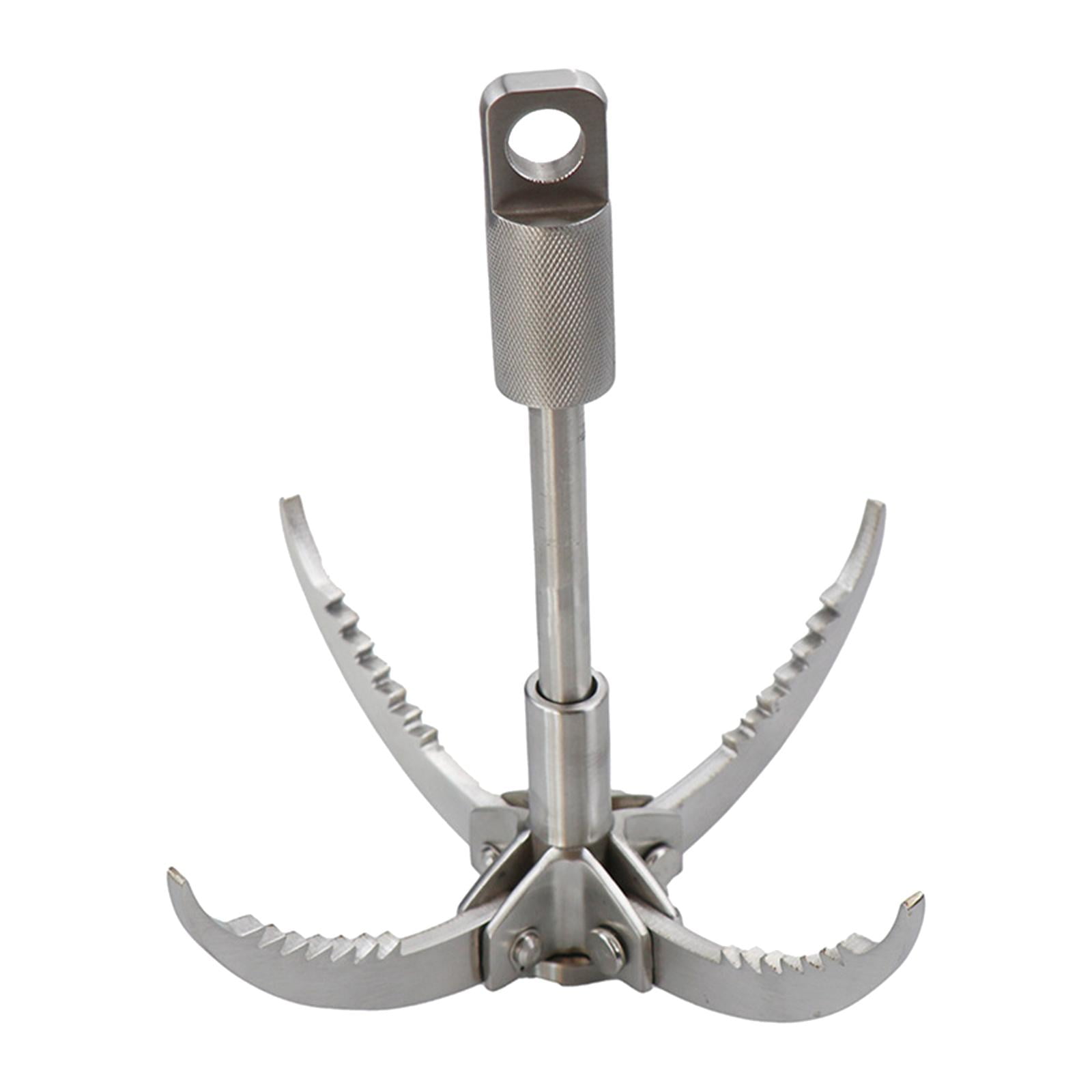 Grappling Hook Stainless Steel Folding Survival 4Claw For Climbing