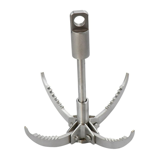 Survival Tool Auxiliary Multifunctional Foldable Grappling Hook for Sports L