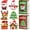 6 Packs, variant on VFM 6 Pack Santa Claus Design Building Blocks Set, Christmas Theme Building Blocks Ornaments, Mini Building Figures, DIY Stocking Stuffers, Xmas New Year Birthday Gifts, Party Favors (Set-B)