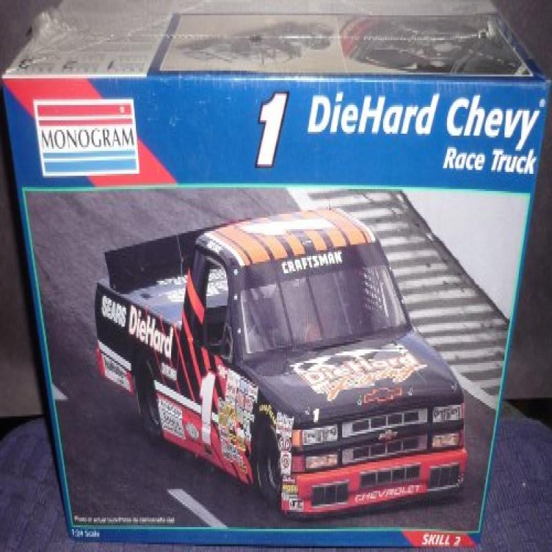 Kits 2474 Monogram Mike Chase 1 Die Hard Chevy Race Truck 1 24 Scale Plastic Model Nascar Toys Hobbies Kits