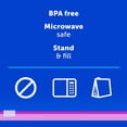 thumbnail image 3 of Ziploc Large Food Storage Slider Bags, Puncture-Resistant with Easy Close Slider, Expandable Bottom, BPA Free, Microwave Safe, 45 Count, 3 of 8