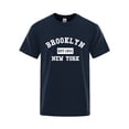 thumbnail image 1 of Xdzjlr T-Shirts Homme 2025 York Imprimé Lettrage Haut Mode T-Shirt pour Homme, TTTG, 1 of 2