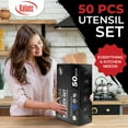 thumbnail image 3 of Kaluns Kitchen Utensils Set, 50 Piece Silicone And Stainless Steel Cooking Utensils, Dishwasher Safe and Heat Resistant Kitchen Tools, 3 of 8