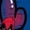 ROYAL BLUE, variant on Marvel - Deadpool Street Graffiti - Men's Sleeveless Graphic Tank