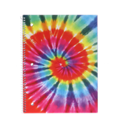 Pen+Gear Fashion Poly Notebook Wide Ruled, 80 Sheets, Tie-Dye