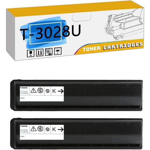 T-3028U T3028U Toner Cartridges Compatible for Toshiba E-Studio 2528A 3028A 3528A 4528A 3528AG 4528AG Printers,2 pcs