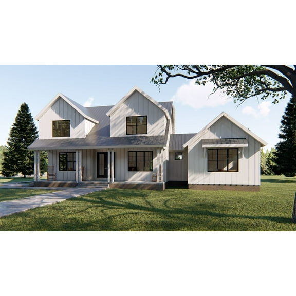Advanced House Plans: Builder Ready Blueprints | Harmdierks 29604 | 1.5 Story Plan