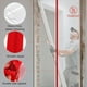 thumbnail image 5 of Paquete de 4 Cremalleras Antipolvo Resistentes para Láminas de Plástico - Cremallera Autoadhesiva Antipolvo para Puertas, 2,13 M X 7,6 cm, 5 of 5