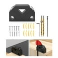 thumbnail image 2 of MOMOJIA 45° Dowel Jig Oblique Hole Drilling Positioner Pocket Locator Woodworking Tool, 2 of 10