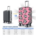 thumbnail image 4 of Haiem heart with cow Pattern Luggage Cover Printed Suitcase Covers for Luggage Elastic Washable Suitcase Protector Fits 18-32 Inch Luggage-Small, 4 of 7